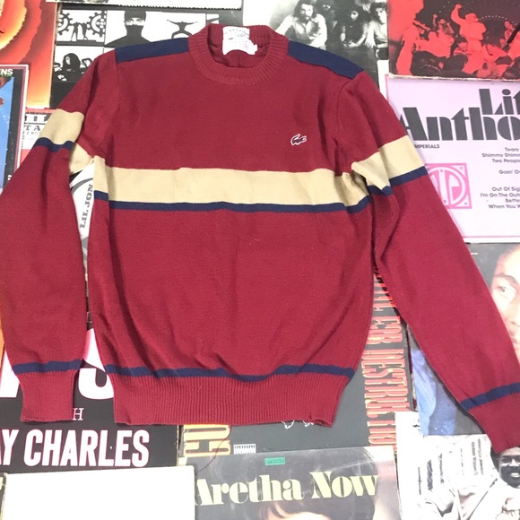 Vintage Izod Lacoste Acrylic Sweater Hong Kong - Picture 2 of 7